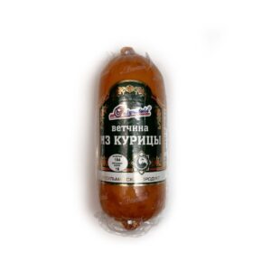 Продукт из мяса кур охлажденный. Колбаса вареная «Ветчина из курицы». Высший сорт.